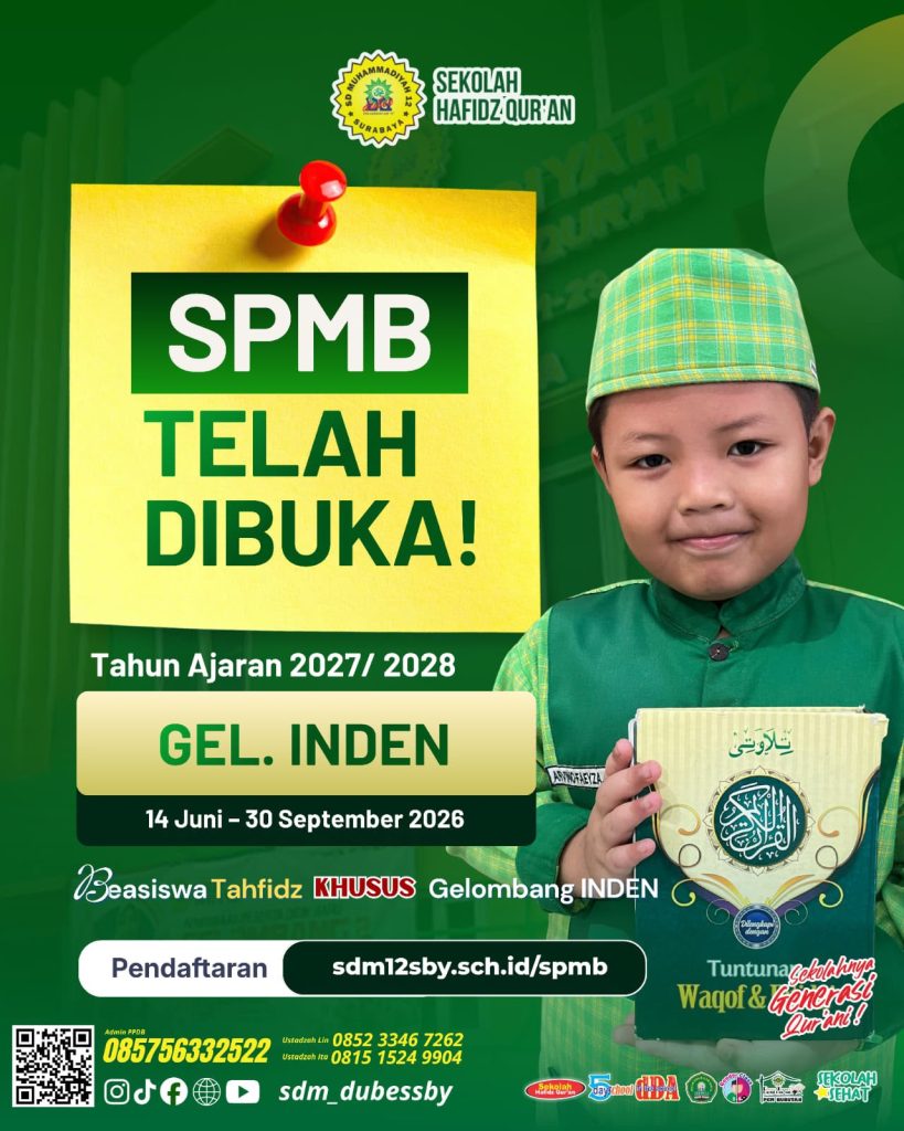 spmb sd muhammadiyah 12 sby